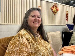 Julie Milner Attending Ricardo Pacheco Fundraiser.